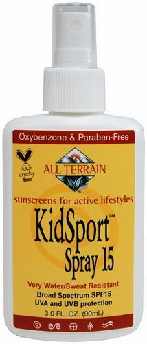 Kidsport spf15 sunscreen spray, 3 OZ