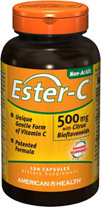 American health - Ester-c 500 mg with citrus bioflanoids caps bogo 120ct + 120ct