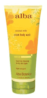 Hawaiian Coconut Milk Cream Body Wash 7 oz from ALBA BOTANICA