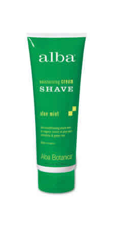 ALBA BOTANICA: Moisturizing Cream Shave Aloe Mint 8 fl oz
