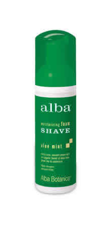 Moisturizing foam shave aloe mint, 5 fl oz