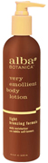 Alba botanica - Very emollient body lotion light bronzing 8OZ