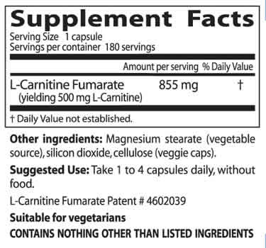 Best L-Carnitine 855mg
