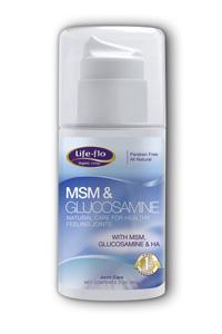 LIFE-FLO HEALTH CARE: MSM & Glucosamine 3 oz