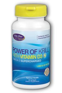 Power of krill with vitamin d3, 60 softgel
