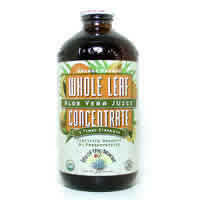 Aloe Vera Juice Whole Leaf Concentrate Peach 16 oz from LILY OF THE DESERT