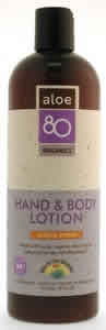Aloe 80 Organics Hand and Body Lotion-Citrus 16 oz from LILY OF THE DESERT
