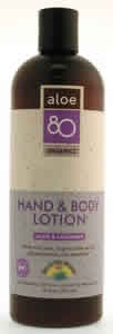 Aloe 80 Organics Hand and Body Lotion-Lavendar 16 oz from LILY OF THE DESERT