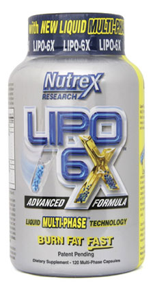 Nutrex - Int'l lipo 6x 120 CAPS