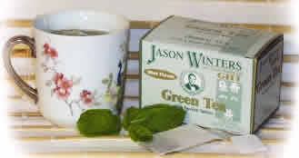 Green Herbal Tea Mint Flavor 20 bags from JASON WINTERS