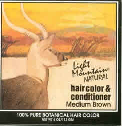 LIGHT MOUNTAIN HENNA: Haircolor Brown-Medium 4 oz