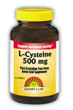 L-Cysteine, 500 mg 100ct from Natures Life