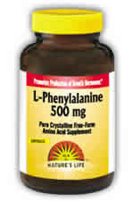 L-Phenylalanine, 500 mg 50ct from Natures Life