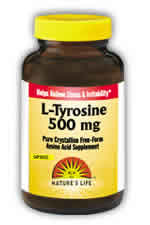 L-Tyrosine, 500 mg 100ct from Natures Life
