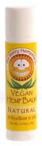 Vegan Hemp Lip Balm Natural .14 oz from MERRY HEMPSTERS
