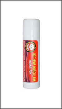 Hot Hemp Muscle Rub Tube .6 oz from MERRY HEMPSTERS