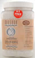 Dead Sea Mineral Bath Salt Unscented 8 lb from MASADA HEALTH AND BEAUTY