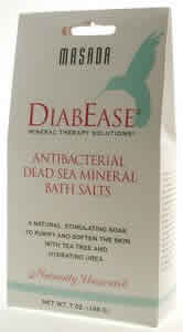 Diabease Bath Therapy Salt Natural Unscented 7 oz from MASADA HEALTH AND BEAUTY