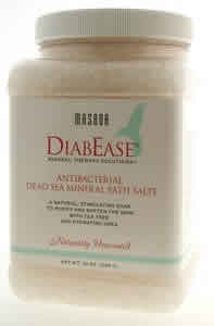 Diabease Bath Therapy Salt Natural Unscented 2 lb from MASADA HEALTH AND BEAUTY