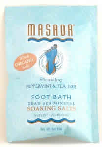 Natural Foot Bath Peppermint 3 oz from MASADA HEALTH AND BEAUTY