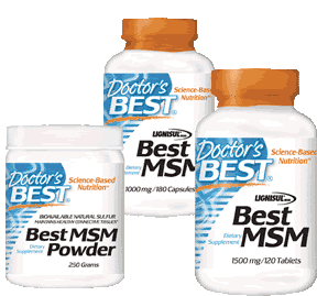 Best MSM (1000 mg) 180C from Doctors Best