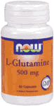 GLUTAMINE 500mg 120 CAPS 1 from NOW