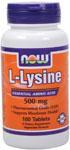 NOW: LYSINE 500mg 100 TABS 1