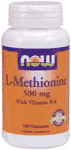 L-METHIONINE 500mg100 CAPS 1 from NOW