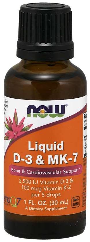 NOW: Liquid D-3 & MK-7 1 fl oz