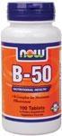 NOW: B-50  100 TABS 100 TABS