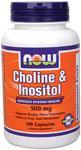 NOW: CHOLINE & INOSITOL 250  250mg 100 CAPS 100 CAPS
