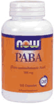 PABA 500mg  100 CAPS 1 from NOW