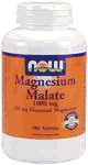 Now - Magnesium malate 1000mg 180 tabs 1