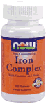 IRON COMPLEX  100 TABS 1 from NOW