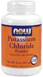 POTASSIUM CHLORIDE PWD  8 OZ 8 oz from NOW