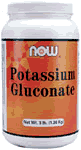 POTASSIUM GLUCONATE PWD 3 LB 3 LB from NOW