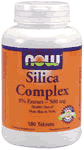 SILICA COMPLEX 500mg  180 TABS 180 tabs from NOW