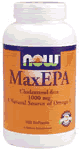 MAX EPA 1000mg CHOL FREE 180 SGELS 180 sg from NOW
