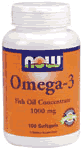 OMEGA-3 1000mg  100 SGELS 1 from NOW