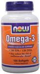 NOW: OMEGA-3 1000mg  100 SGELS 1