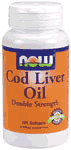 COD LIVER OIL 2X  2500/270 A/D 100 SGELS 100 SOFTGELS from NOW