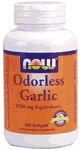 ODORLESS GARLIC ORIG 2500mg  250 SGELS 1 from NOW