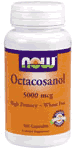 Octacosanol 5000mcg  100 caps, 1