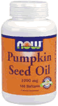 PUMPKIN OIL 1000mg  100 SGELS 1 from NOW