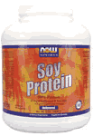 SOY PROTEIN  NEW SIZE   8 LB 8 lb from NOW