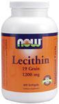 NOW: LECITHIN 1200mg  400 SGELS 1