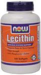 NOW: LECITHIN 3X 1200mg  100 SGELS 1