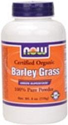 NOW: BARLEY GRASS ORGANIC  6 OZ 6 oz