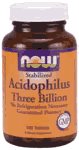 STABLE ACIDOPHILUS 3 BILLION  90 TABS 1 from NOW