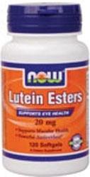NOW: LUTEIN ESTERS 20mg  120 SGELS 1